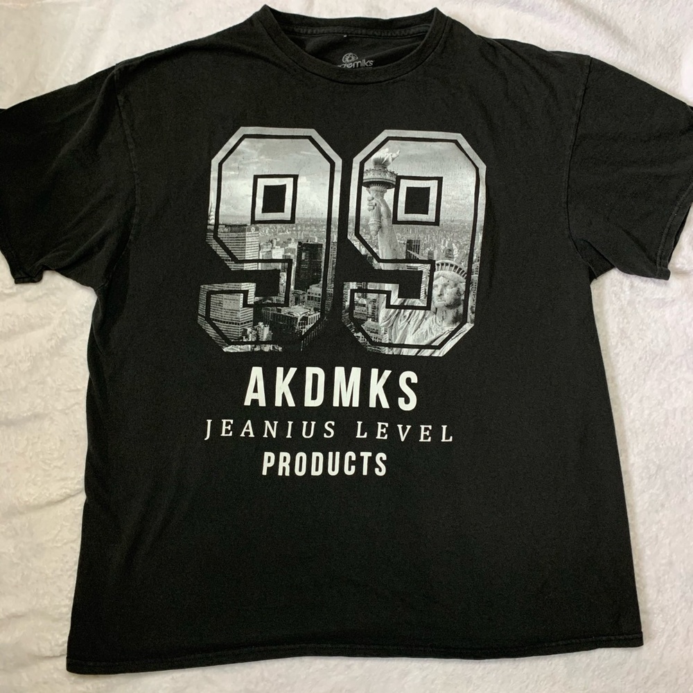 Akademiks Jeanius Level 99 Black T-Shirt